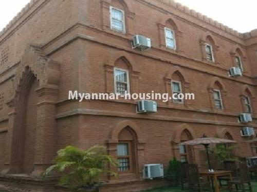 Myanmar real estate - for rent property - No.3928 - Luxurus Hotel Room for rent in Bagan View Hotel in Bagan - View of the Building