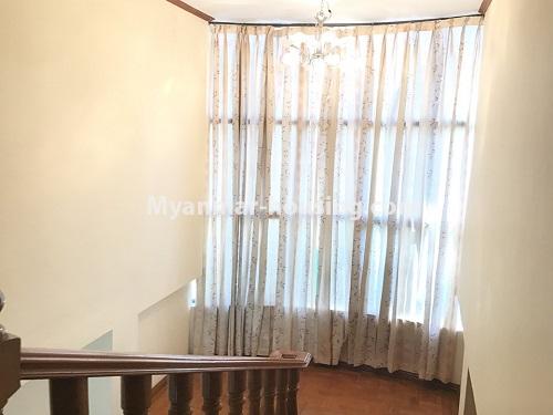 缅甸房地产 - 出租物件 - No.3930 - Landed house for rent in Shwe Kainnari Housing, Kamaryut! - stairs view