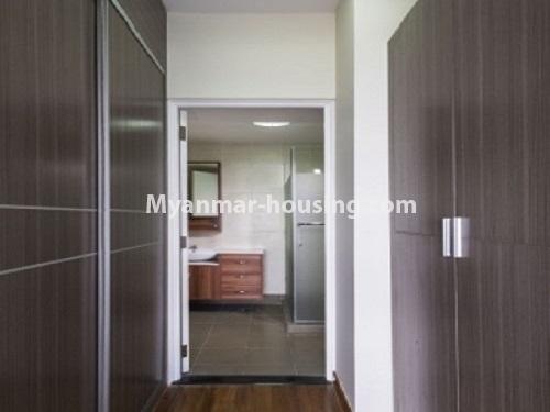 Myanmar real estate - for rent property - No.3934 - Star City Condo room with views for rent in Thanlyin! - bathroom