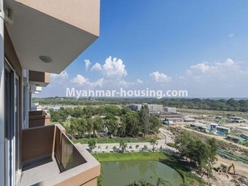 Myanmar real estate - for rent property - No.3934 - Star City Condo room with views for rent in Thanlyin! - outside view