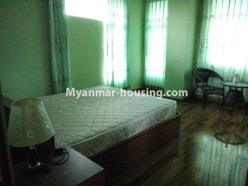 Myanmar real estate - for rent property - No.3936 - Good room for rent in Moe Myint San Condo. - View of the Bed room