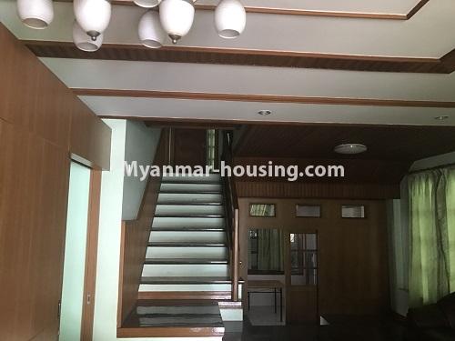 Myanmar real estate - for rent property - No.3937 - Landed house for rent in 7 mile, Mayangone! - downstairs view