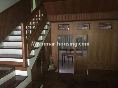 Myanmar real estate - for rent property - No.3937 - Landed house for rent in 7 mile, Mayangone! - downstairs