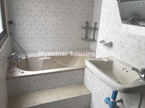 Myanmar real estate - for rent property - No.3937 - Landed house for rent in 7 mile, Mayangone! - bathroom 