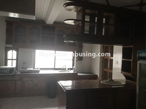 Myanmar real estate - for rent property - No.3937 - Landed house for rent in 7 mile, Mayangone! - kitchen view