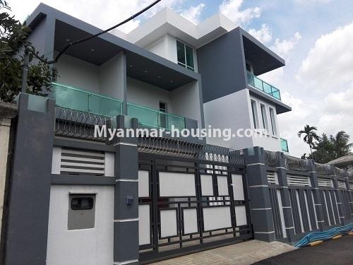 Myanmar real estate - for rent property - No.3938 - Landed house for rent in 7 mile, Mayangone! - house view