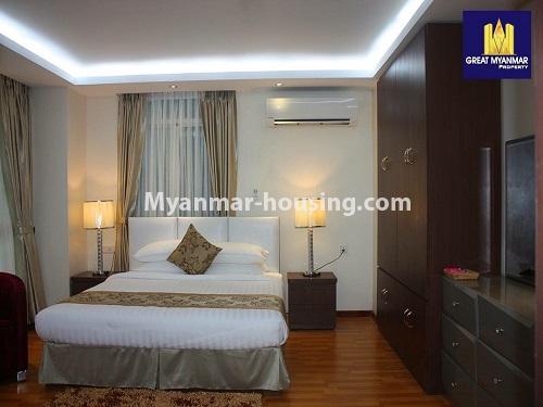 မြန်မာအိမ်ခြံမြေ - ငှားရန် property - No.3941 - Golden Parami Condo တွင် အခန်းကောင်းဌားရန် ရှိပါသည်။View of the Bed room