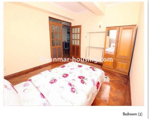 မြန်မာအိမ်ခြံမြေ - ငှားရန် property - No.3946 - ပုလဲကွန်ဒိုတွင် အခန်းကောင်းဌားရန်တစ်ခန်း ဌားရန် ရှိပါသည်။view of the bed room