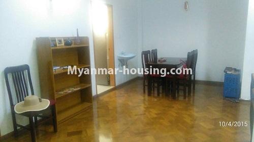 မြန်မာအိမ်ခြံမြေ - ငှားရန် property - No.3948 - အနော်ရထာအိမ်ရာတွင် အခန်းကောင်းတစ်ခန်းဌားရန် ရှိပါသည်။View of the Dinning room