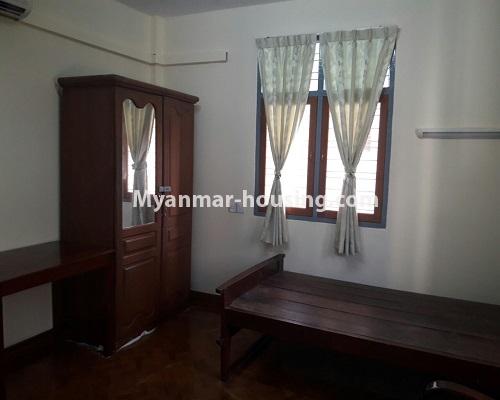 ミャンマー不動産 - 賃貸物件 - No.3949 - Landed house for rent in Mya Khua Nyo Housing - view of the bed room