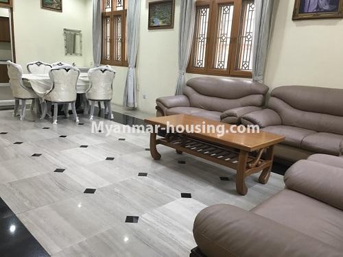 Myanmar real estate - for rent property - No.3955 - Landed house for business in Tarmwe! - another living room view