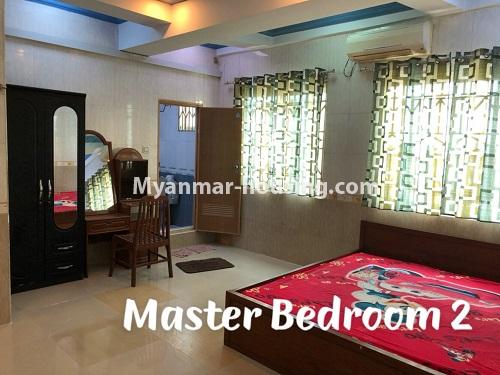 မြန်မာအိမ်ခြံမြေ - ငှားရန် property - No.3957 - မြို့ထဲတွင် ကန်ဒိုတိုက်ခန်းကျယ် ငှါးရန်ရှိသည်။master bedroom