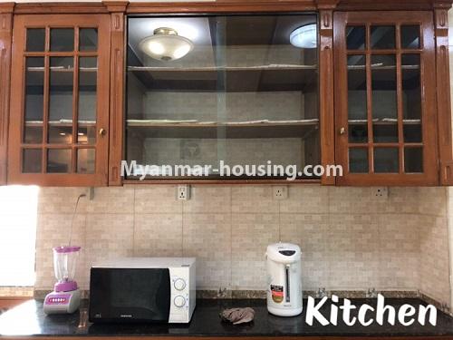 缅甸房地产 - 出租物件 - No.3957 - Specious Condo room for rent in Downtown. - kitchen