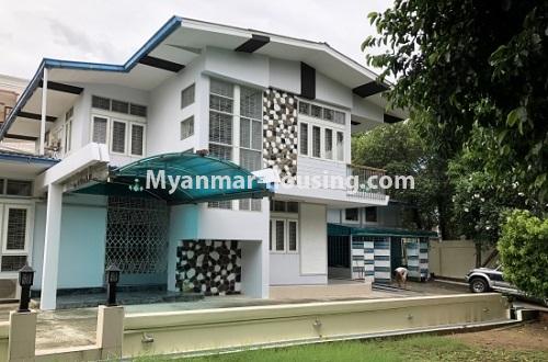 Myanmar real estate - for rent property - No.3967 - Good Landed House for rent in Bahan Township. - View of the House