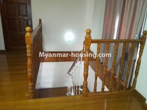 Myanmar real estate - for rent property - No.3970 - Landed House near Junction 8, Mayangone! - upstairs view