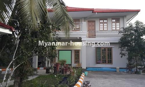 မြန်မာအိမ်ခြံမြေ - ငှားရန် property - No.3979 - မင်္ဂလာဒုံမြို့နယ်တွင် လုံးချင်းအိမ်ငှါးရန်ရှိသည်။  - house view