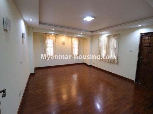 Myanmar real estate - for rent property - No.3980 - Landed house for rent in Yankin. - living room view