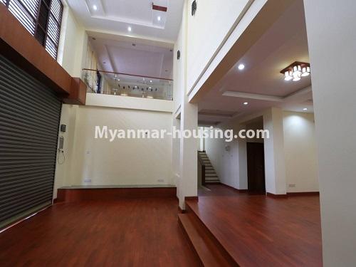 မြန်မာအိမ်ခြံမြေ - ငှားရန် property - No.3980 - ရန်ကင်းတွင် လုံးချင်းငှါးရန်ရှိသည်။another view of downstairs
