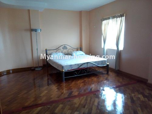မြန်မာအိမ်ခြံမြေ - ငှားရန် property - No.3981 - Bo Aung Kyaw Tower တွင် အခန်းကောင်းတစ်ခန်း ဌားရန် ရှိသည်။ - View of the Bed room
