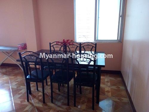 Myanmar real estate - for rent property - No.3981 - Good room for rent in Mingalar Taung Nyunt Township. - View of the Dinning room