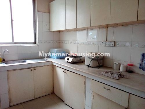 Myanmar real estate - for rent property - No.3982 - Condo room for rent in Mingalar Taung Nyunt Township. - View of Kitchen room