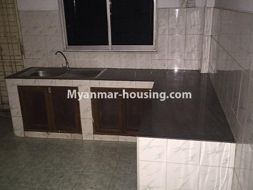 Myanmar real estate - for rent property - No.3984 - An apartment for rent in Downtown. - kitchen