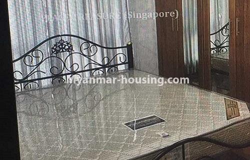 Myanmar real estate - for rent property - No.3989 - A Condo room for rent in Malikha Condo. - View of the bed room