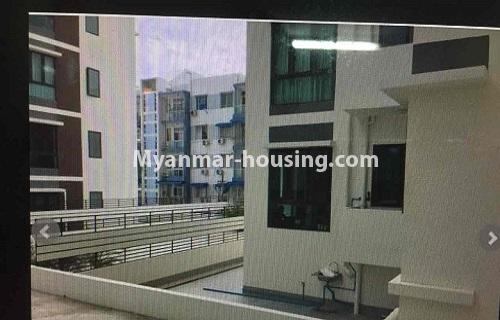 Myanmar real estate - for rent property - No.3989 - A Condo room for rent in Malikha Condo. - view of the Balcony