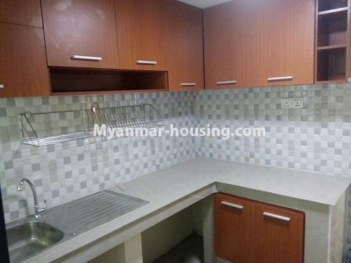 ミャンマー不動産 - 賃貸物件 - No.3992 - A Condo room for rent in Myakanthar Mini Condo. - View of Kitchen room