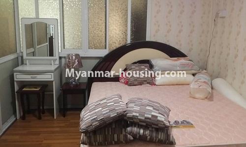 Myanmar real estate - for rent property - No.3993 - Good apartment with reasonable price in Bahan Township. - View of the Bed room