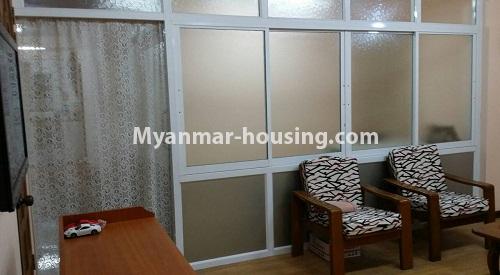 缅甸房地产 - 出租物件 - No.3994 - An apartment for rent in Sanchaung Township. - View of the living room