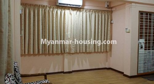 မြန်မာအိမ်ခြံမြေ - ငှားရန် property - No.3994 - စမ်းချောင်းမြို့နယ်တွင် တိုက်ခန်းတစ်ခန်းဌားရန်ရှိသည်။View of the room
