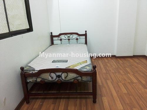 Myanmar real estate - for rent property - No.3997 - A condo room for rent Lanmadaw Township. - View of the Bed room