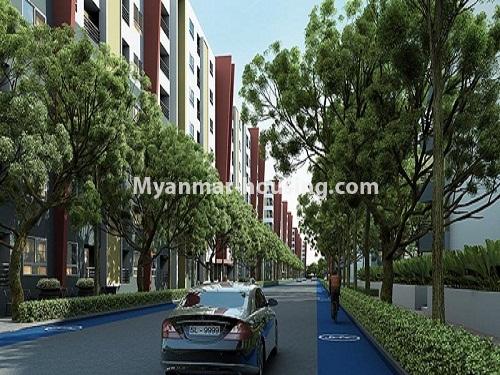 မြန်မာအိမ်ခြံမြေ - ငှားရန် property - No.3998 - စွယ်တော် City တွင် ကွန်ဒိုခန်းကောင်းတစ်ခန်းဌားရန် ရှိသည်။ - view of the building with big compound