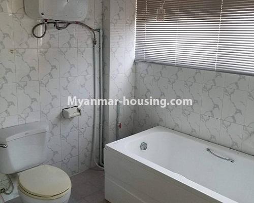 Myanmar real estate - for rent property - No.4000 - Good room for rent in Aye Yeik Thar Condo. - View of Toilet and bathroom