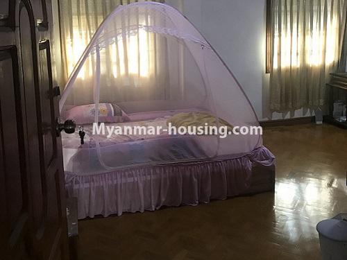 Myanmar real estate - for rent property - No.4002 - Landed house for rent in Mingalardon! - master bedroom view