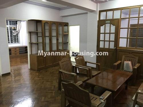 Myanmar real estate - for rent property - No.4003 - Condo room for rent in Junction 8, Mayangone Township. - living room