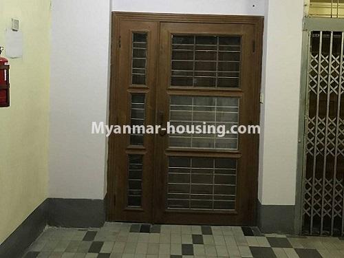 Myanmar real estate - for rent property - No.4003 - Condo room for rent in Junction 8, Mayangone Township. - entrance door