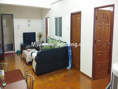 Myanmar real estate - for rent property - No.4012 - Condo room for rent in Hlaing! - living room