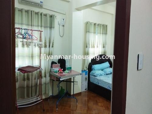 မြန်မာအိမ်ခြံမြေ - ငှားရန် property - No.4012 - လှိုင်မြို့နယ်တွင် ကွန်ဒိုခန်းငှါးရန်ရှိသည်။master bedroom