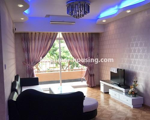 Myanmar real estate - for rent property - No.4013 - Star City Condo room for rent in Thanlyin! - living room