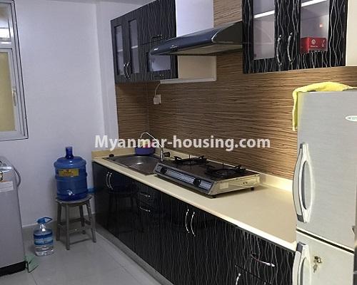 ミャンマー不動産 - 賃貸物件 - No.4013 - Star City Condo room for rent in Thanlyin! - kitchen