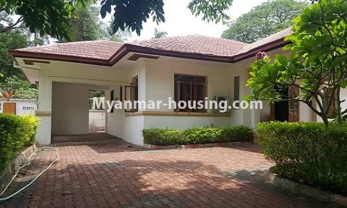 Myanmar real estate - for rent property - No.4014 - Landed house for rent in Lawkanat Housing Haling! - house view