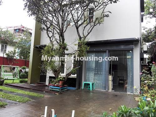 Myanmar real estate - for rent property - No.4020 - Landed house for rent in Yankin! - house view