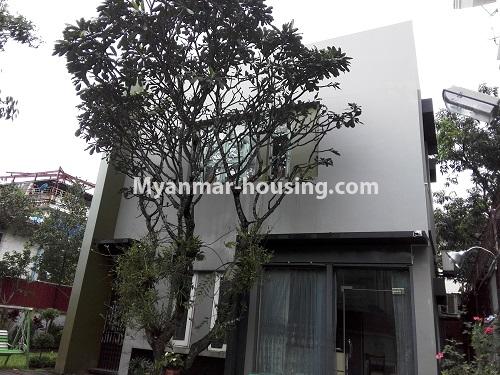 Myanmar real estate - for rent property - No.4020 - Landed house for rent in Yankin! - house view