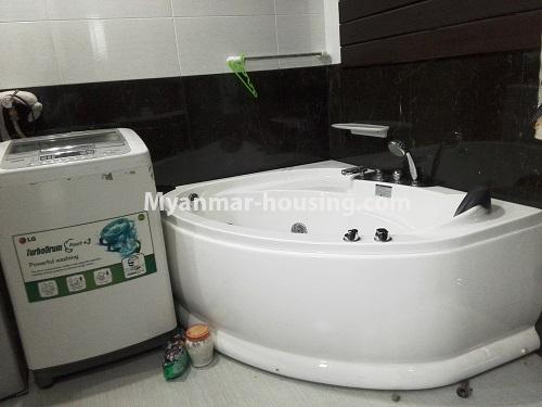 Myanmar real estate - for rent property - No.4020 - Landed house for rent in Yankin! - bathroom view