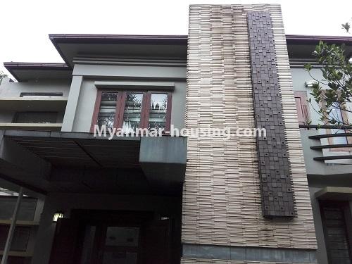 Myanmar real estate - for rent property - No.4021 - Landed house for rent in Yankin! - house view