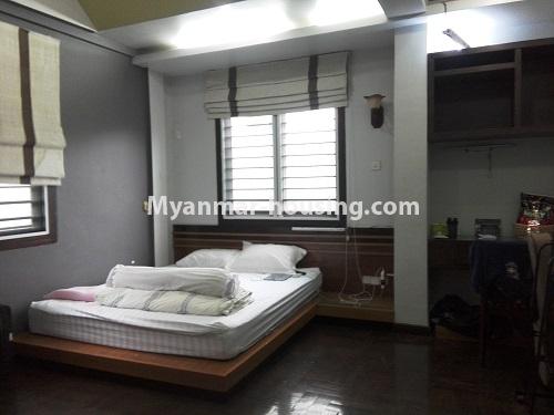 Myanmar real estate - for rent property - No.4021 - Landed house for rent in Yankin! - master bedroom