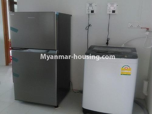 Myanmar real estate - for rent property - No.4022 - A good Apartment for Rent in Hlaing Township. - kitchen