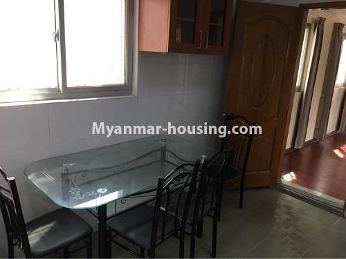Myanmar real estate - for rent property - No.4023 - Clean room for rent in Tarmwe! - View of the dining room.